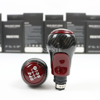 6S Carbon Fiber Gear Shift Knob For Audi A4 B6 B7 B8 A6 S4 8K A5 8T Q5 8R S Line
