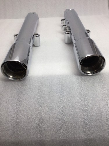 HARLEY FAT BOY SOFTAIL Heritage CHROME FORK LEGS 2000 - 06 FLSTC G592 EXCHANGE - Picture 4 of 13