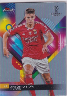 Topps Finest Champions League 2024 No. 57 Antonio Silva Refractor