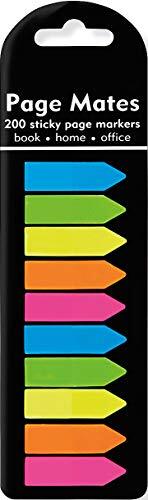 Neon Arrow Sticky Notes Set of 200 Page Markers  -image