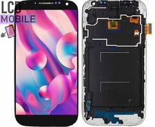 LCD Touchscreen Für Samsung Galaxy S4 i9505 SM-i9505F Display Oled Rahmen Schwar