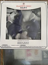 Happy Chic Jonathan Adler Musical Mobile Baby MODERN NAVY GRAY