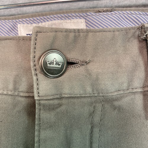 Peter Millar Pants Mens 34 x 29 Gray Straight Chino Pima Cotton Stretch - Picture 4 of 14