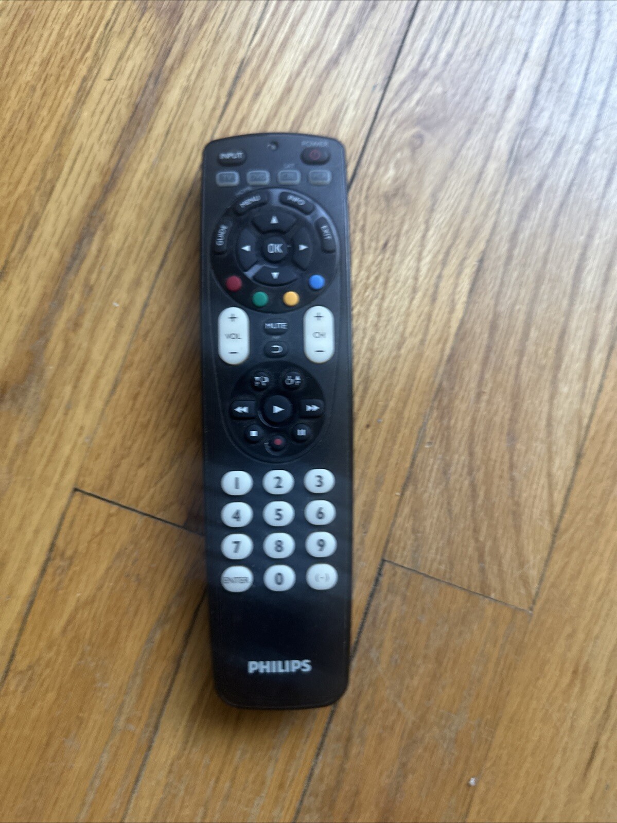 Philips SRP4004/27 Universal Remote Controller for 4 Devices Tested Working