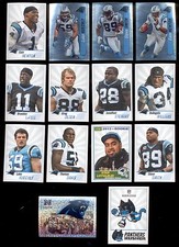 2013 Carolina Panthers Sticker Set CAM NEWTON STEVE SMITH LUKE KUECHLY LAFELL 