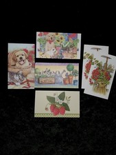  6 Single Mixed various Blank Cards no envelopes lot 66
