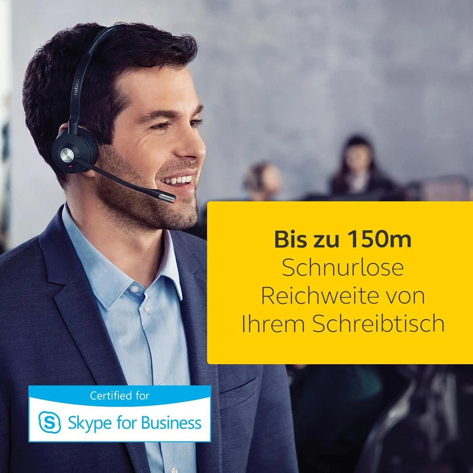 Jabra Engage 75 Mono Headset Schwarz + Station - Bild 3 von 4