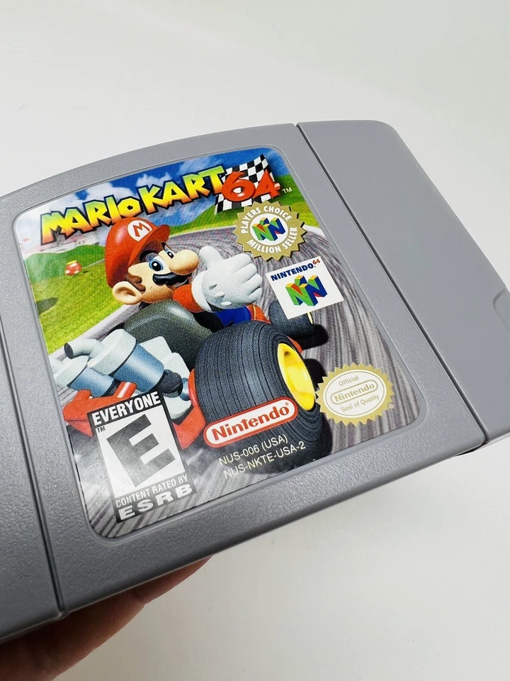 Mario Kart 64 (Nintendo 64, N64) -- Complete in Box -- Authentic CIB Clean Good! - Image 3 of 4