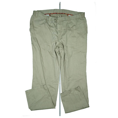 Luigi Morini Men's Chino Pants Plus Size Comfort Stretch W42 L34