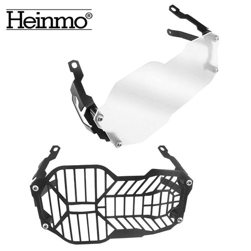 Black Headlight Grill Guard Cover Protector For R1200GS ADV R1250GS 2013-2023 - Picture 6 of 6