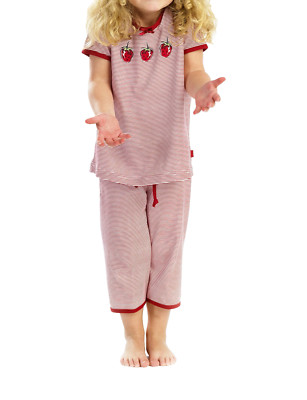 Ringella Mädchen Schlafanzug cherry Gr. 98
