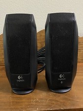 Logitech S120 Desktop Computer Stereo Speaker system 880-000065 Black