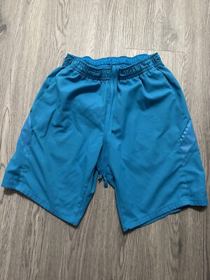 Men's Nike Dry Fit Shorts Turquoise Blue Size Small Running Shorts