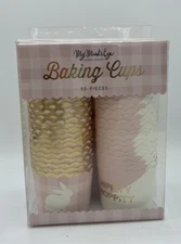 MY MIND'S EYE EASTER THEMED 50 Paper BAKE SERVE GIVE CUPS CUTE! Hippity Hoppity