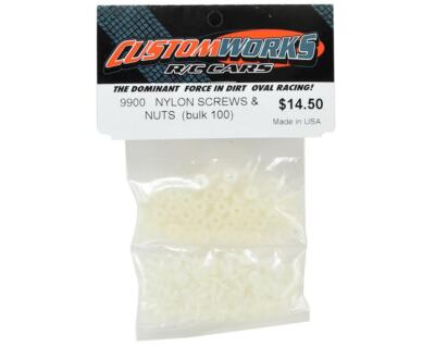 Custom Works Nylon Screws & Nuts (100) [9900] | eBay