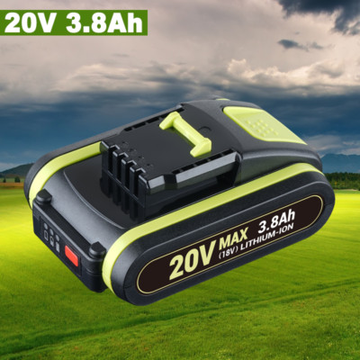 20V MAX 3,8Ah Akku Für Worx Ersatzakku WA3553 WA3556 WA3551 Li-Ion Akku