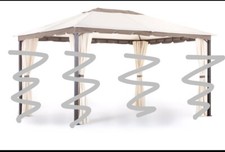 TELO RICAMBIO PER GAZEBO MT 3x4 POLIESTERE ROMA ORIGINALE ECRU'GIARDINO SM  2025