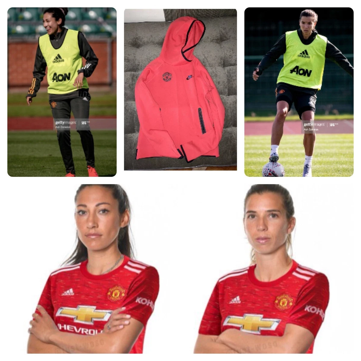 Nike Manchester United Tech Fleece USWNT Tobin Heath Christen Press Small
