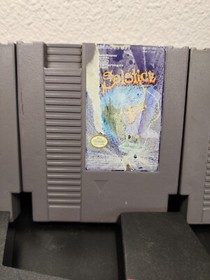 Wizards & Warriors, Solstice, & Mickey Mousecapade NES with 2 sleeves