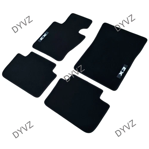 For BMW X3 Car Floor Mats Velour Auto Liners Carpet Black Waterproof All Season - Bild 4 von 9