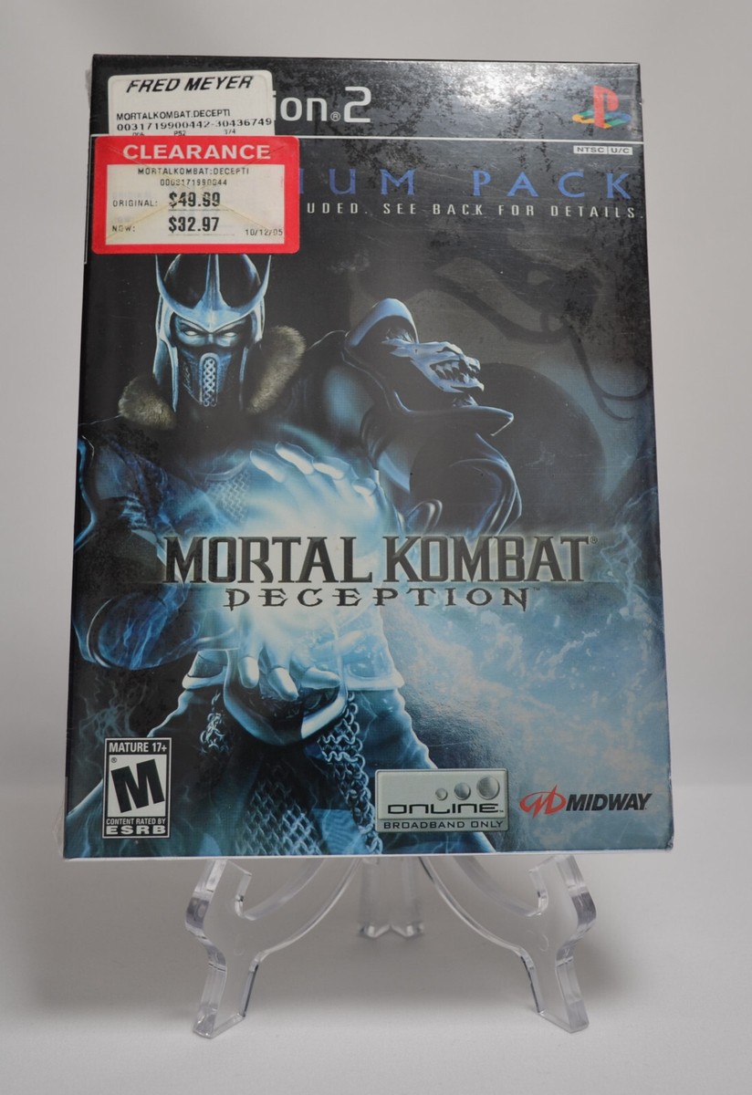 Mortal Kombat Deception Premium Pack (PS2) FACTORY SEALED IN BOX