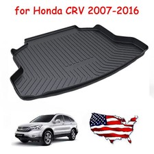 Rubber Waterproof Rear Cargo Liner Trunk Floor Mat For Honda Crv 2007-2016 Rubber Waterproof Rear Cargo Liner Trunk Floor Mat For Honda Crv 2007-2016