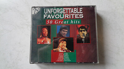 CD ''UNFORGETTABLE FAVOURITES'' 50 Great hits, 3 CD´s