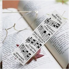 MelodyStitch DIY Music Notation Bookmark Kit - Engaging Cross Stitch for Beginne