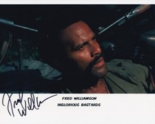 FRED WILLIAMSON signed autograph 20x25cm INGLORIOUS BASTARDS in person autograph