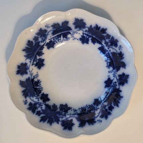 Antique 3 Flow Blue Platters Wood Wall Display & Hanging Exquisite  - Picture 9 of 18