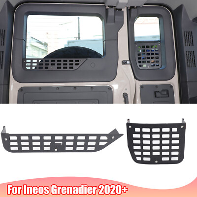 Rear Trunk Window Left & Right Storage Fence Molle Panel for Ineos Grenadier