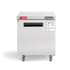 Commercial Undercounter Fridge, WESTLAKE 1 Door 28" W Worktop Cooler 6.3 Cu.ft