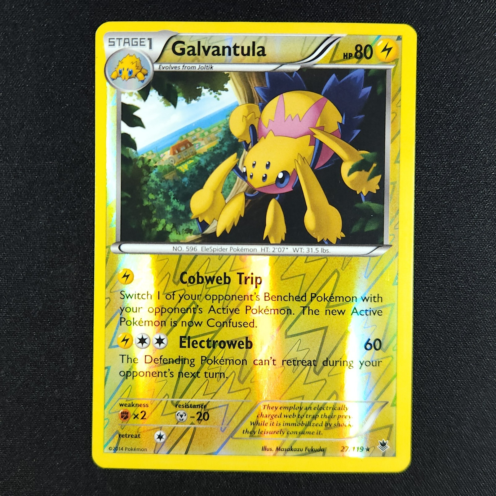 Galvantula 27/119 Holo - Phantom Forces - Pokemon Card