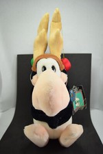 Vintage Dakin Opus Reindeer 1985 Christmas Phase Stuffed Plush With Tags 16 inch