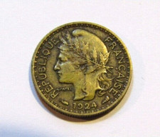 Cameroon 1924 50 Centimes Coin