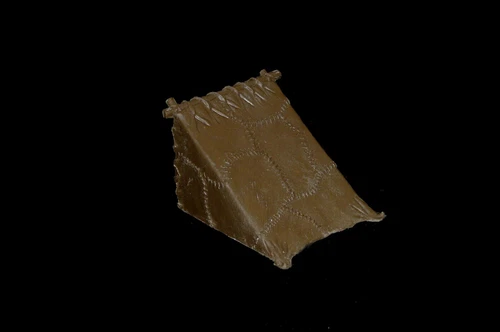 Arctic Explorer Miner Alaska Lean-to brown MARX playset plastic toy soldier