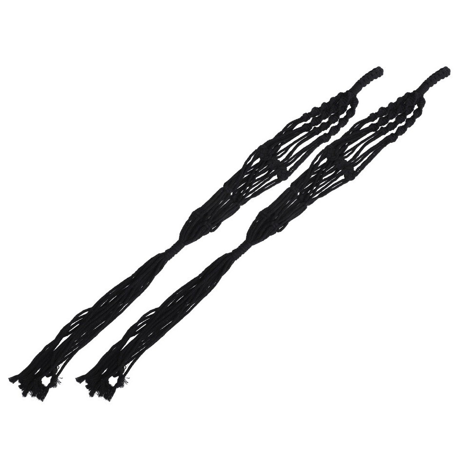 2 Pcs Macrame Plant Hanger Hangers Outdoor Hanging Basket Pots for