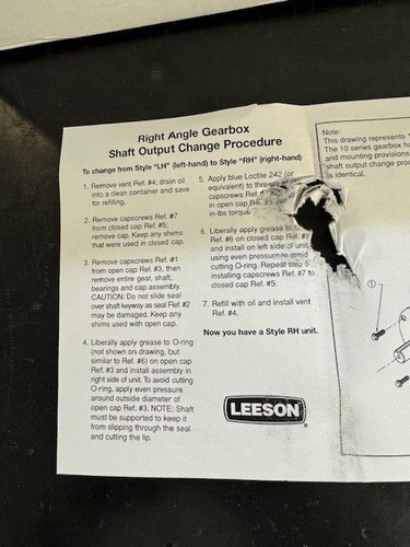 Leeson M1135041.00 Electric Motor 1/8 HP 500 Rpm 90 Volt DC VDC 34 Frame - Picture 12 of 17