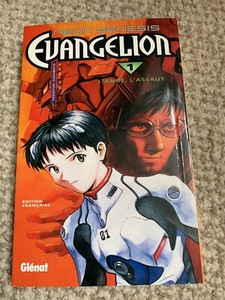Evangelion Manga Volume 1 French Language Glenat Ebay