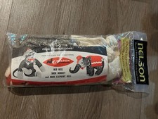 Vintage 1960  s-70  s Nelson Rockford Red Heel Work Socks 3 Pr With Monkey Pattern