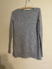 Loft Womens Sweater XS Grey Speakled Colored