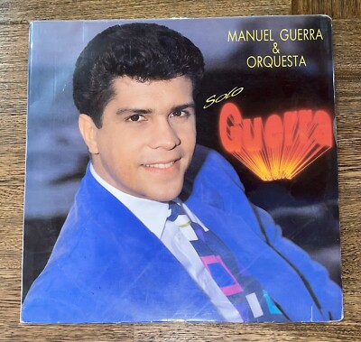 Manuel Guerra & Orquesta - Solo Guerra - Salsa Rare Vinyl Columbia 1992 VG+