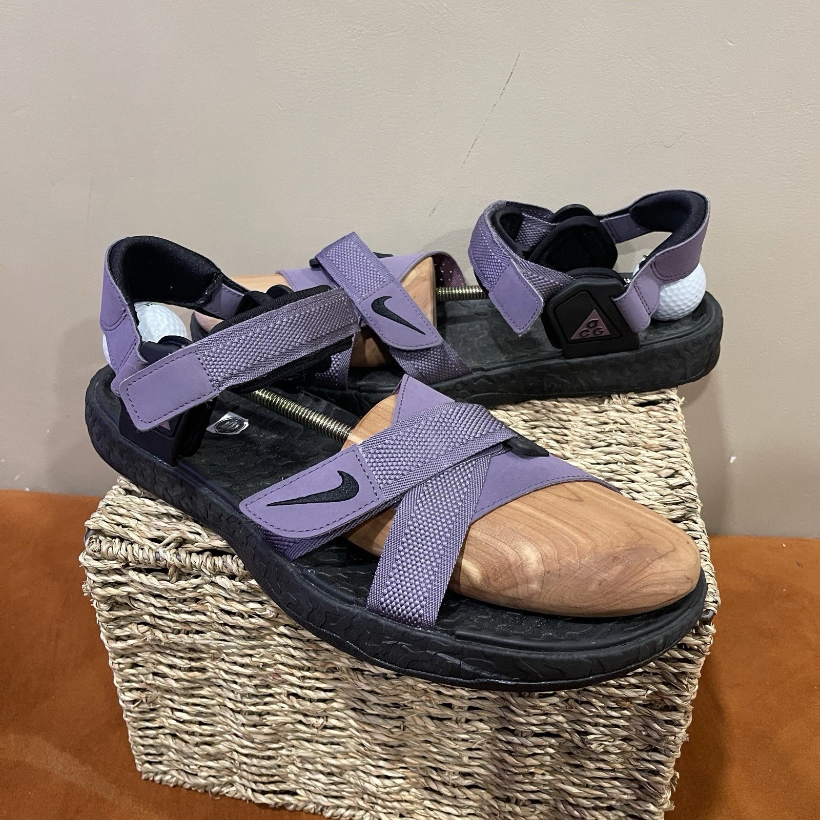 Nike ACG Air Deschutz + sandalo da trekking uomo viola taglia 15 DC9092 500