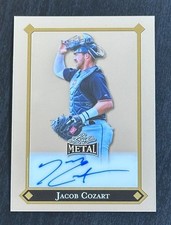 2025 Leaf Metal Baseball Jacob Cozart Auto #d 49/49 Cleveland Guardians Card
