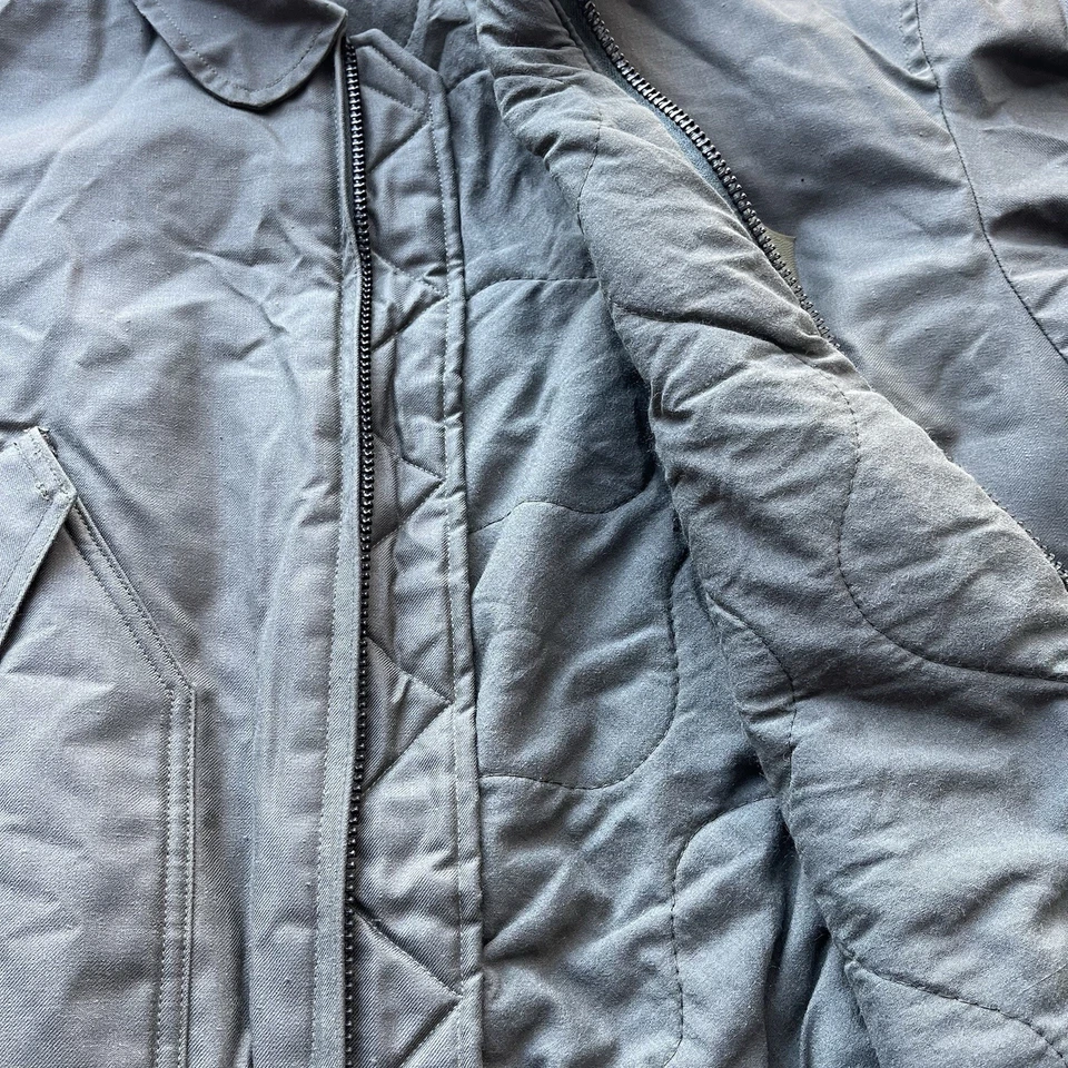 Chaqueta Militar De Colección Para Hombres L Oliva CWU 45/P Vuelo Clima Frío USAF Bombardero Foto 3 de 4