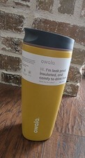Owala SmoothSip Slider Stainless Steel Tumbler / 20oz / Color: Golden Quest