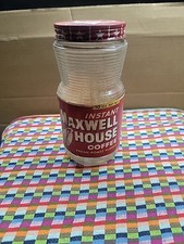 Vintage MAXWELL HOUSE COFFEE Paper Label Jar with Star Lid/10 oz. Jar/0825-127-3