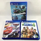 New ListingLot Of 3 PS4 Games: Deformers  Cars 3 Driven To Win  The Sims 4 VGC