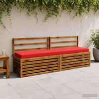 Bankkissen Soest 100 % Polyester Rot 170 X 40 X 8 Cm