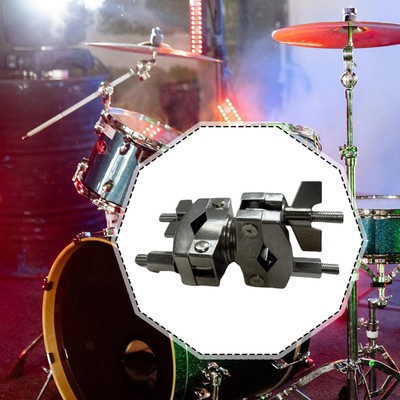 Multi Winkel Klemmhalter Percussion Halterung Zubehör für Drum Adapter Halterung